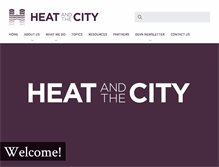 Tablet Screenshot of heatandthecity.org.uk